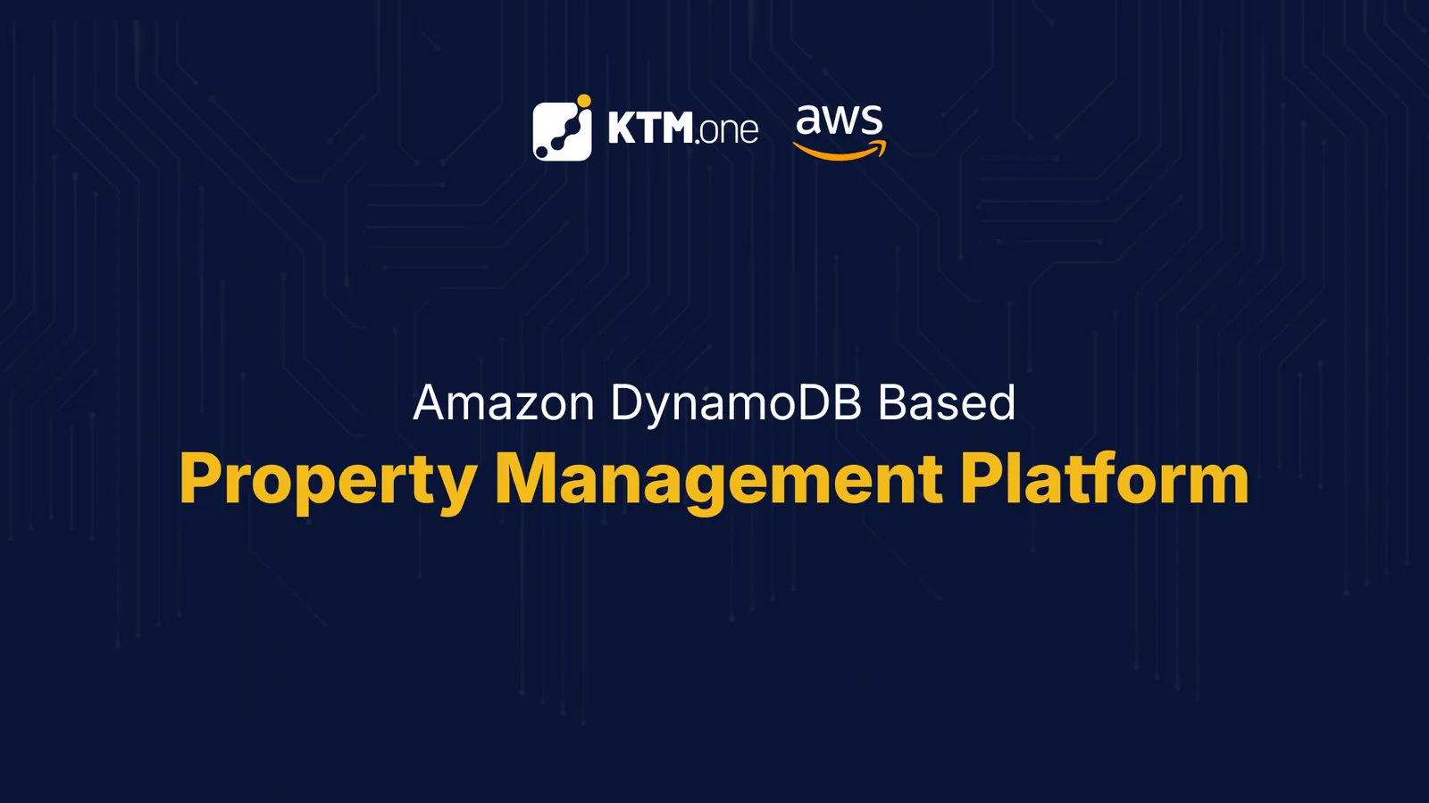 Amazon DynamoDB Based Property Management Platform